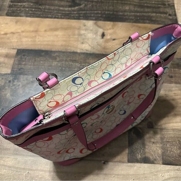 Coach Chelsea Multicolor Tote and Wristlet Set - Picture 7 of 14